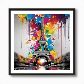 Paris Eiffel Tower 17 Art Print