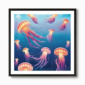 UNDERWATER SEALIFE Art Print