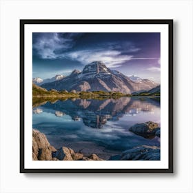 Reflection In The Lake Art Print