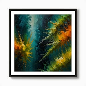 Abstract Painting, Abstract Painting, Abstract Painting Art Print