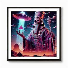 Egyptian King Art Print