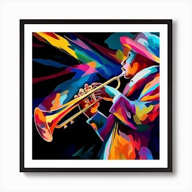 Jazz Musician 95 Art Print