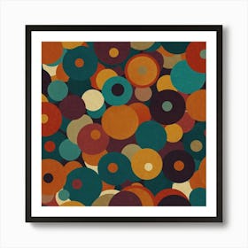 Abstract Circles Art Print