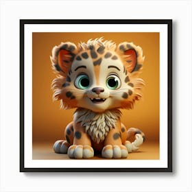 Lion Cub 17 Art Print