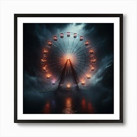 Ferris Wheel 2 Art Print