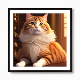 Kitty Cat Art Print