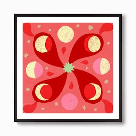 Moontime Square Art Print
