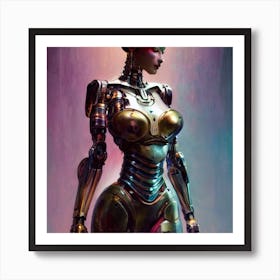 Robot Woman 1 Art Print