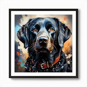 Black Labrador Retriever 7 Art Print