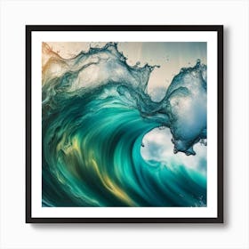 Ocean Wave 1 Art Print