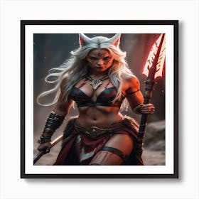 Sexy Warrior Art Print