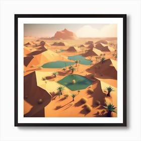 Desert Landscape 77 Art Print