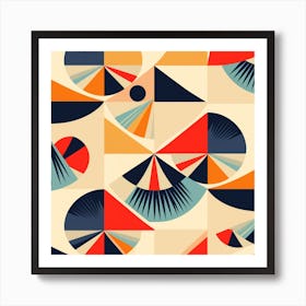 Abstract Geometric Pattern 55 Art Print