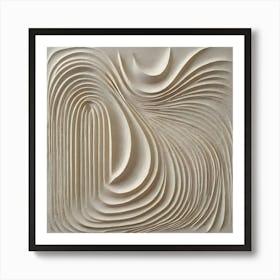 Abstract Sculpture 2 Art Print