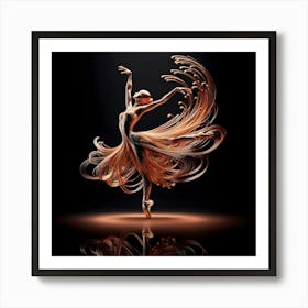 Abstract Dancer 1 Art Print