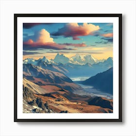 Alpine Serenity 16 1 Art Print