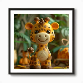 Giraffe Sassy Art Print