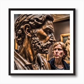 Bust Of Aphrodite Art Print