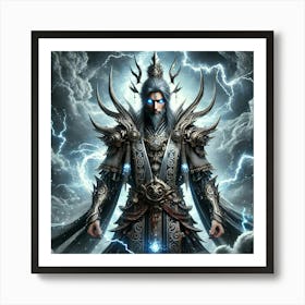 Lord Of Storms Art Print