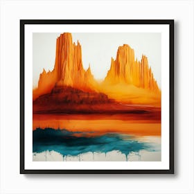 Utah art Art Print