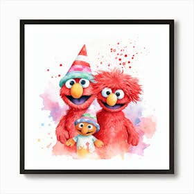 Sesame Street 1 Art Print