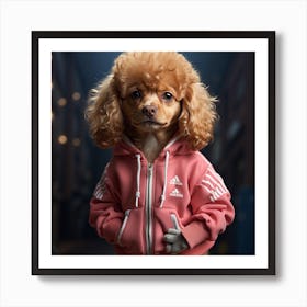 Adidas Dog 1 Art Print