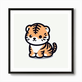 Cute Tiger 6 Art Print