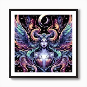 Demon Goddess 4 Art Print