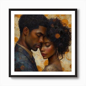 Echantedeasel 93450 African American Black Love Stylize 975 8fd47fdc 6a2a 49fa Aab1 Db623bf856ea Art Print