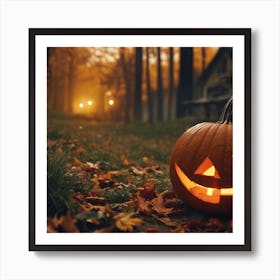 Halloween Pumpkin Poster