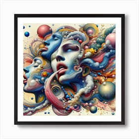 Psychedelic Painting 1 Art Print