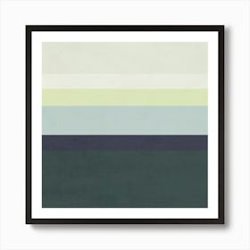 Colored Stripes - 08 Art Print