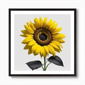 Sunflower myluckycharm Art Print