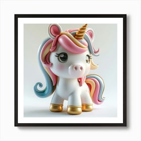 Pretty Unicorn Art Print