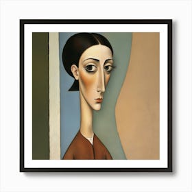 Portrait Of A Woman Art Print