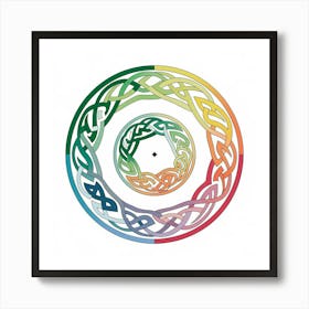 An Illustration Of A Celtic Rainbow Spir Ydpkgoyjqn6tuthqhgqr3g J9eak5oitkitj5ugxoh 7q Affiche