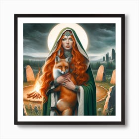 Brigid and the Fox Art Print