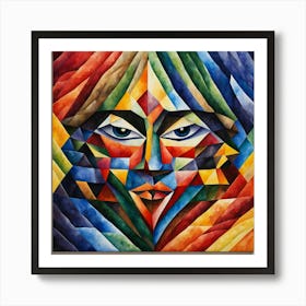 Face Of A Woman Art Print