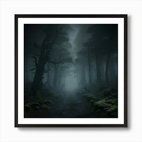 Dark Forest 1 Art Print