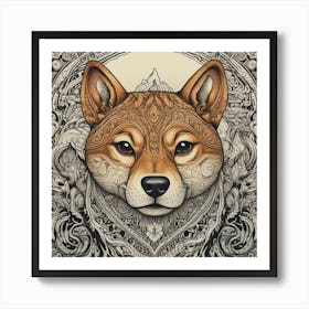 Shiba Inu 66 Art Print