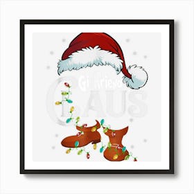 Santa Hat Christmas Costume Family Matching Girlfriend Claus Art Print