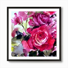 Red Rose Art Print