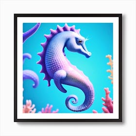Seahorse 8 Art Print