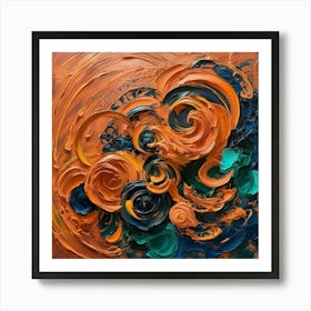 Abstract Painting 4 Art Print