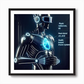 Humanoid Robot 3 Art Print
