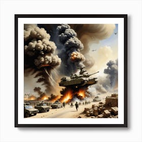 Iraq War 9 Art Print