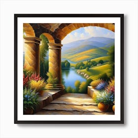 Arched Doorway Art Print