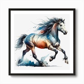 Horse Running 2 Art Print