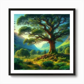 Tree In The Forest Art Print