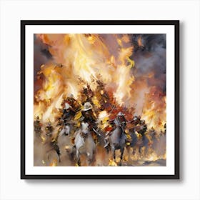 WAR IS HELL Art Print